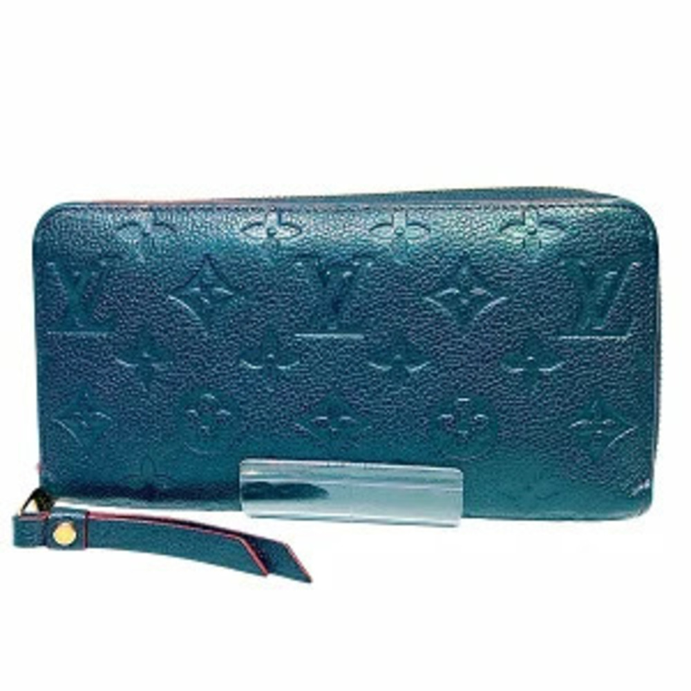 Louis Vuitton Monogram Empreinte Zippy Wallet Round Zipper Long